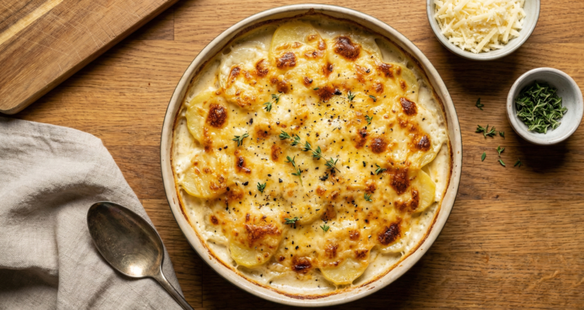 Creamy French Potato Gratin With Soft Layers And Rich Golden Top ated image ot1fqsot1fqsot1f