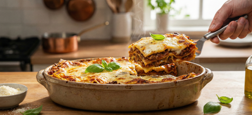 Traditional Italian Lasagna That Feels Like Pure Comfort In Every Bite fd image woqvniwoqvniwoqv
